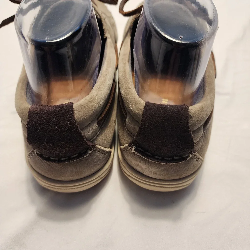Cole Haan Men's Suede Tan‎ Deck Causal Shoes Size 9M Lace Up Sea Otter Boat Shoe
